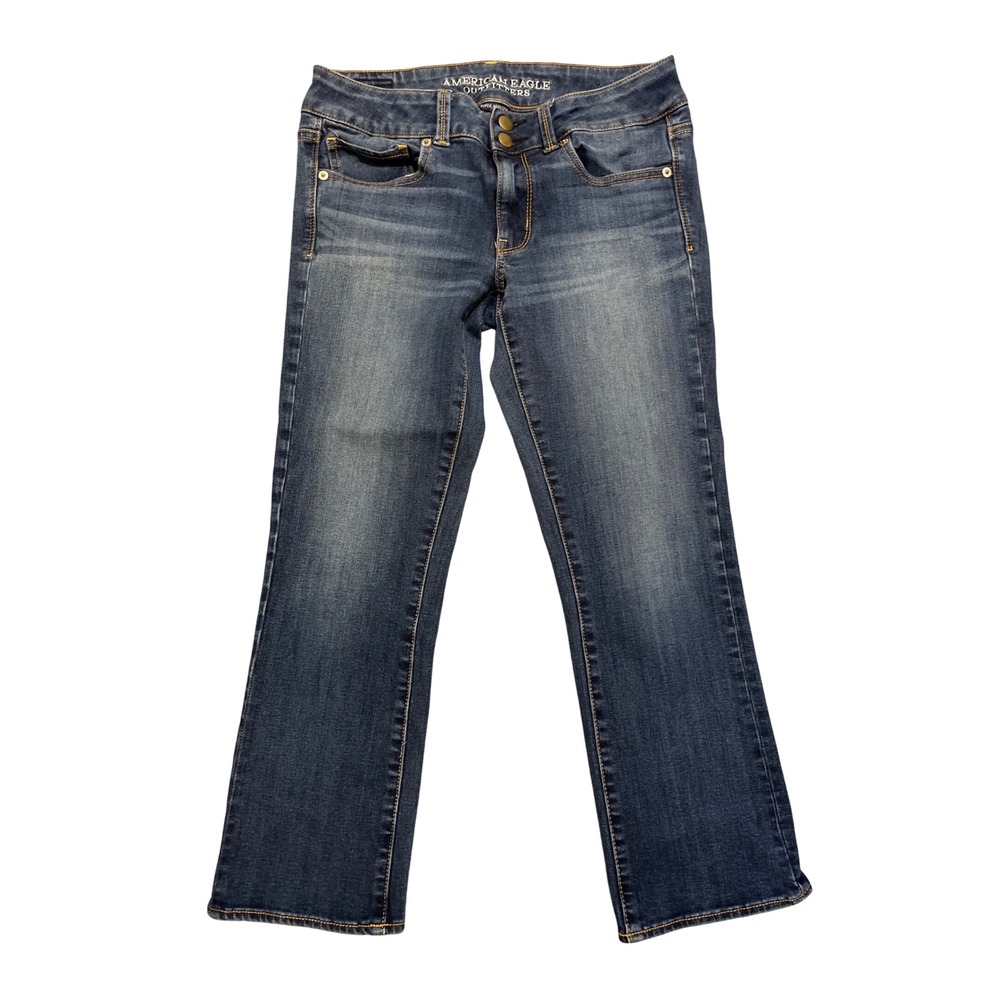 American Eagle Outfitters‎ Jeans Women's 8 Artist Crop Denim Super Stretch